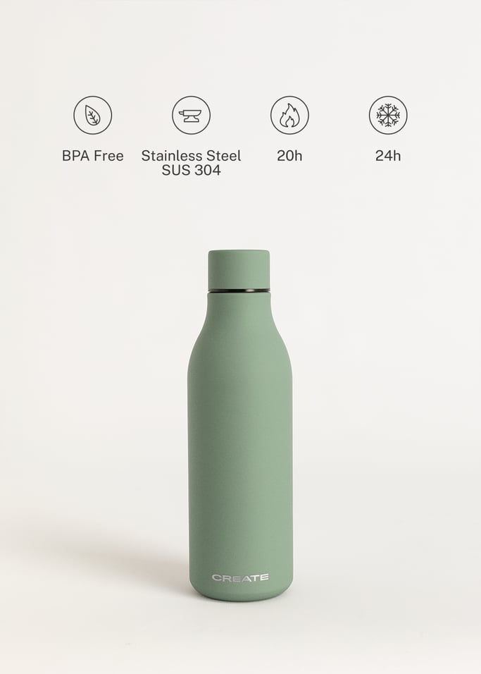 BOTTLE STUDIO - Butelka termiczna ze stali nierdzewnej 550 ml, obraz z galerii 4