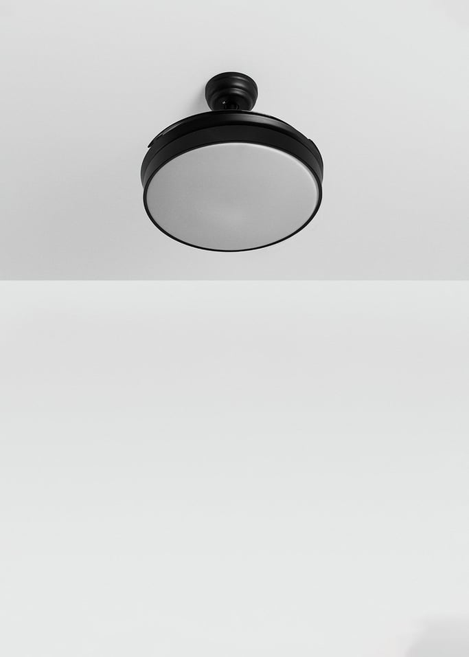 WIND CLEAR - Wentylator sufitowy 40W z cicho wysuwanymi łopatkami i oświetleniem LED, różne rozmiary
, obraz z galerii 4