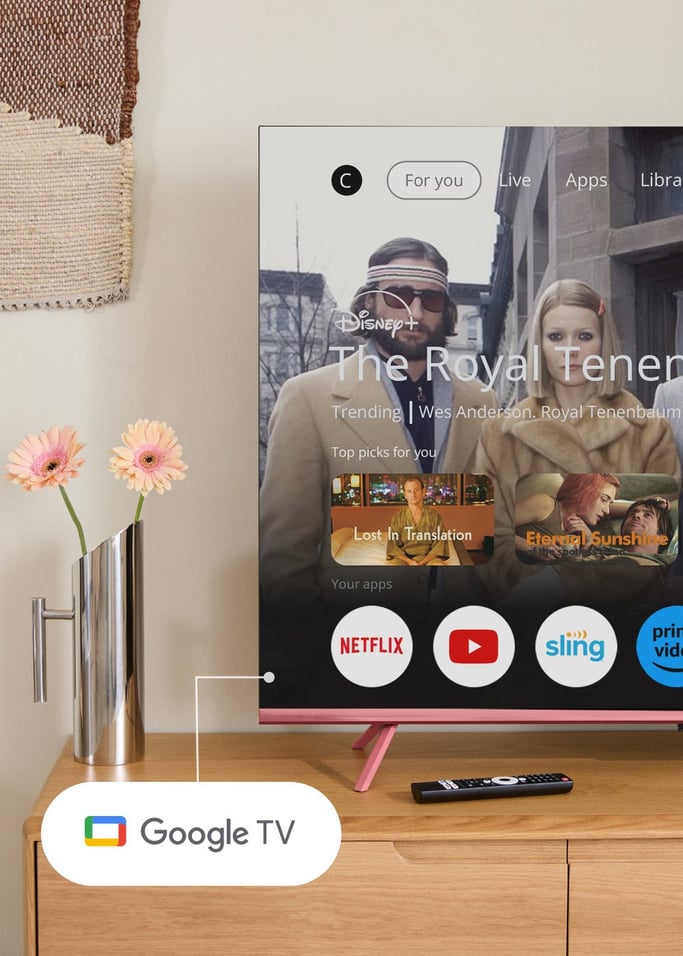 TV COLOR STUDIO - QLED 4K Smart TV z ekranem antyodblaskowym i kolorową ramą, obraz z galerii 6