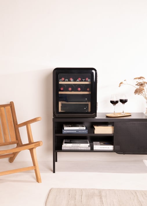 Kup WINECOOLER RETRO - Elektryczna chłodziarka do wina w stylu retro na 12, 45 lub 76 butelek