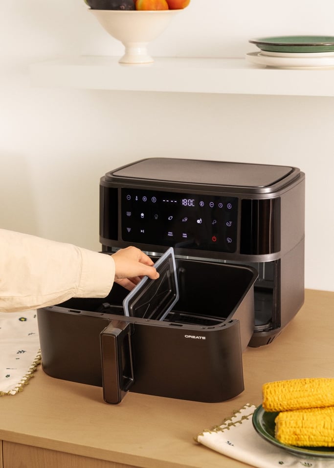 AIR FRYER DUAL - Frytkownica beztłuszczowa 10 L z separatorem, obraz z galerii 3