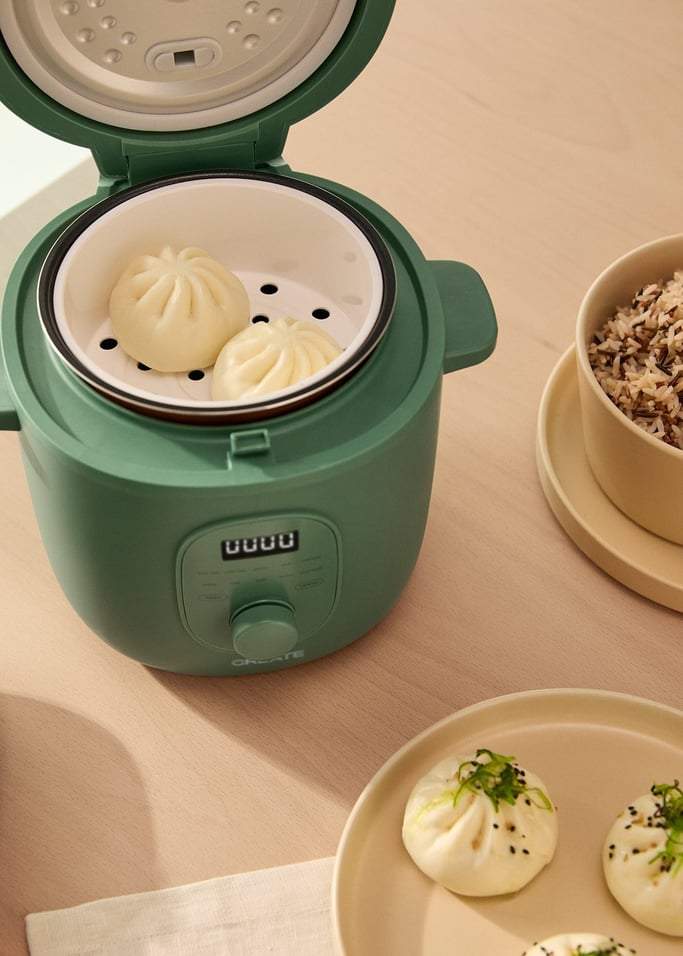 RICE COOKER STUDIO - Elektryczny wielofunkcyjny garnek do ryżu z koszykiem do gotowania na parze, obraz z galerii 3