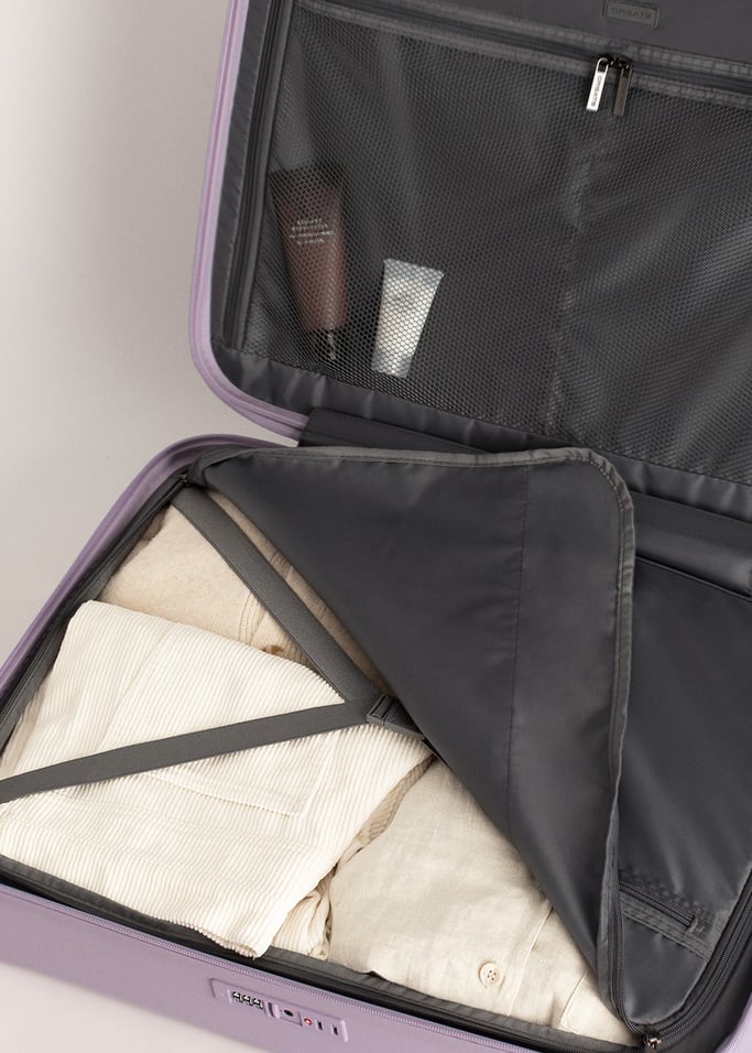 LUGGAGE STUDIO - Sztywna walizka z poliwęglanu z zamkiem TSA i wielokierunkowymi kółkami, obraz z galerii 9