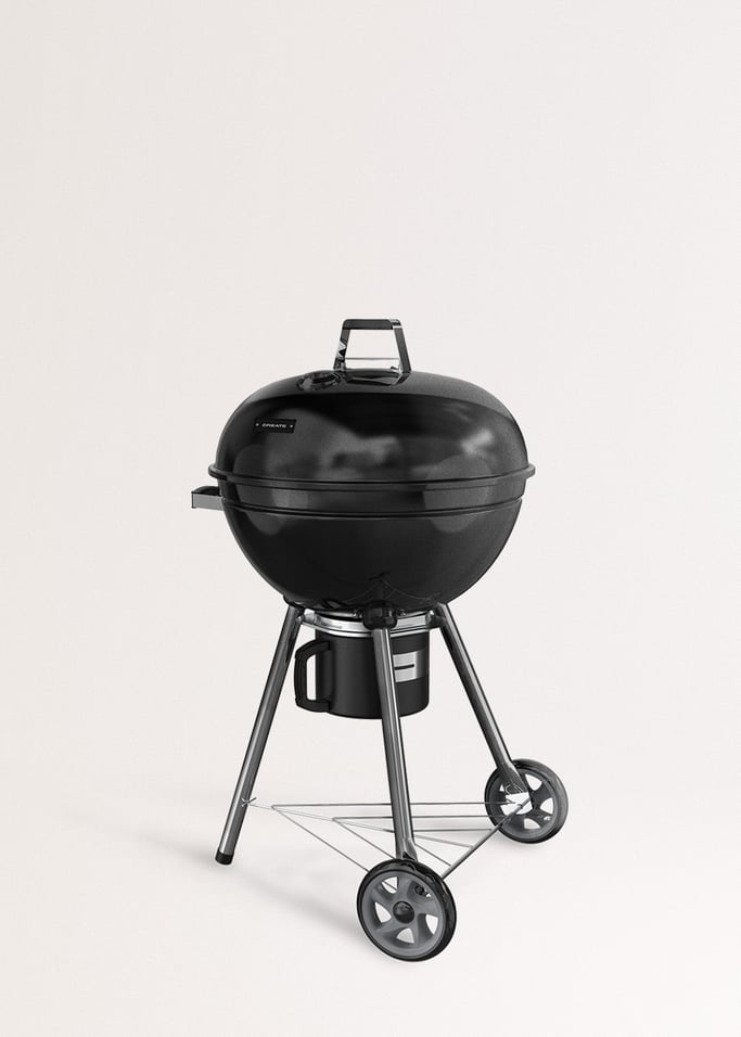 BBQ SMOKEY KETTLE - Grill wędzarniczy na węgiel drzewny z pojemnikiem na żar, obraz z galerii 1