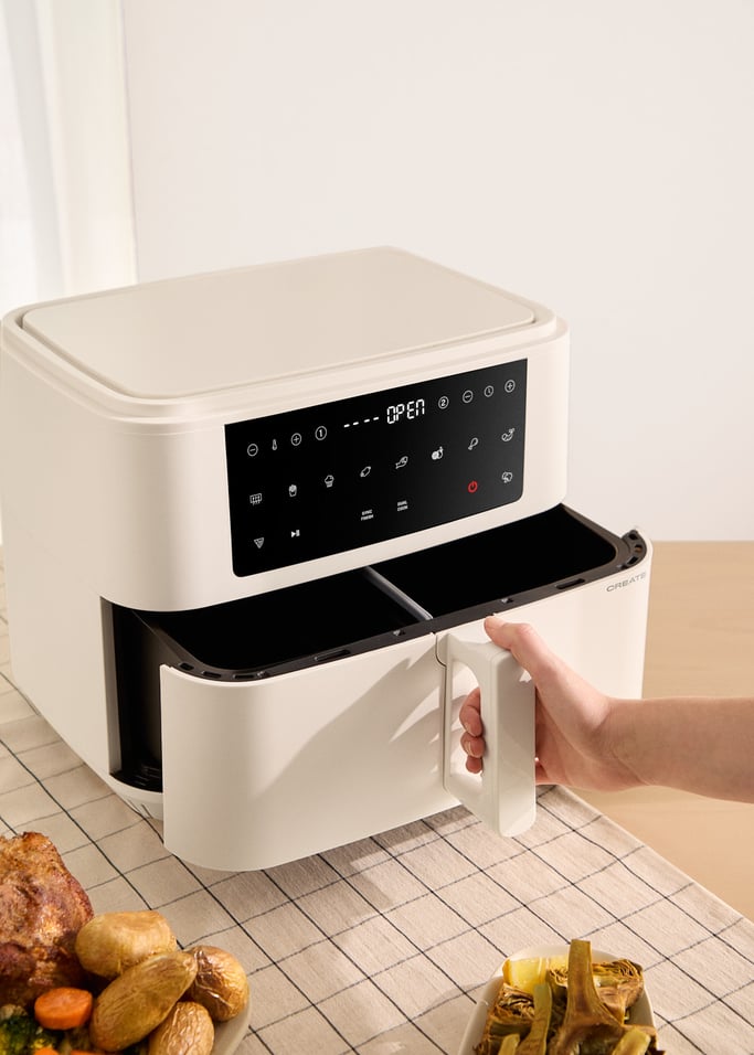 AIR FRYER DUAL - Frytkownica beztłuszczowa 10 L z separatorem, obraz z galerii 3