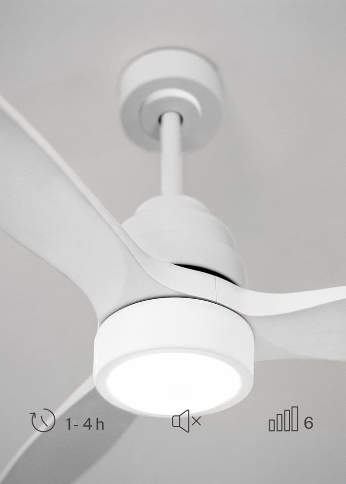 WIND STYLANCE - Wentylator sufitowy 40W cichy 100% drewna różne rozmiary, obraz z galerii 4