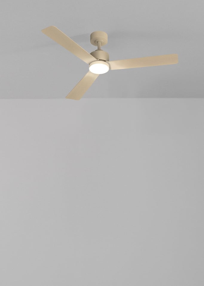 WIND MODERN - Cichy wentylator sufitowy 40W z oświetleniem LED  dostępny w różnych rozmiarach, obraz z galerii 2
