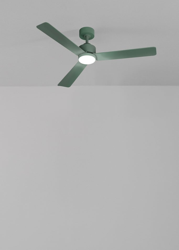 WIND MODERN - Cichy wentylator sufitowy 40W z oświetleniem LED  dostępny w różnych rozmiarach, obraz z galerii 2