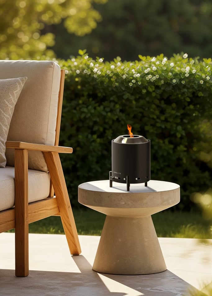 FIRE PIT COMPACT - Stolikowy kominek zewnętrzny 1,5 kW na bezdymne pellet, obraz z galerii 2