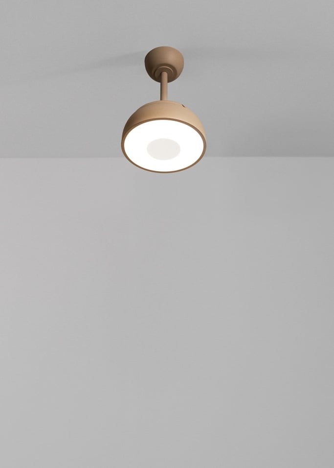 WIND CLEAR CUP - Wentylator sufitowy 40W cichy Ø55cm z wysuwanymi łopatkami i oświetleniem LED, obraz z galerii 2