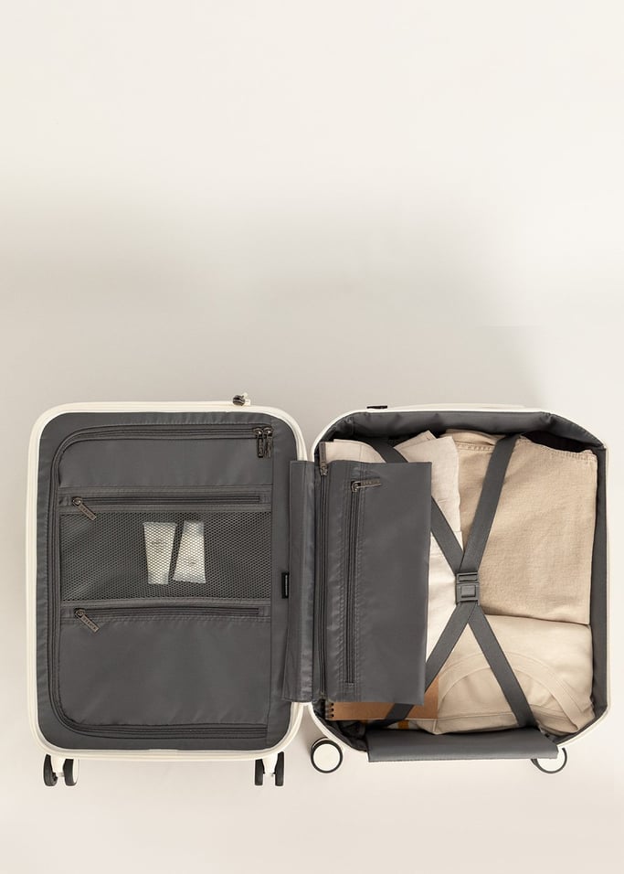 LUGGAGE STUDIO FOLDABLE - Składana sztywna walizka kabinowa z poliwęglanu z zamkiem TSA i wielokierunkowymi kółkami, obraz z galerii 9