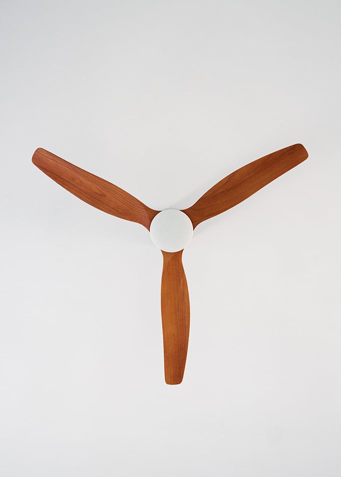 WIND CALM NATURAL WOOD - Wentylator sufitowy 40W cichy 100% drewno, obraz z galerii 5