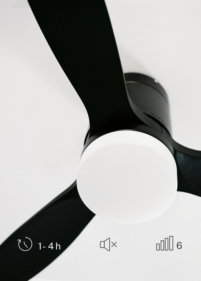 WIND CALM - Cichy wentylator sufitowy 40W z technicznymi łopatkami ABS w różnych rozmiarach, obraz z galerii 5