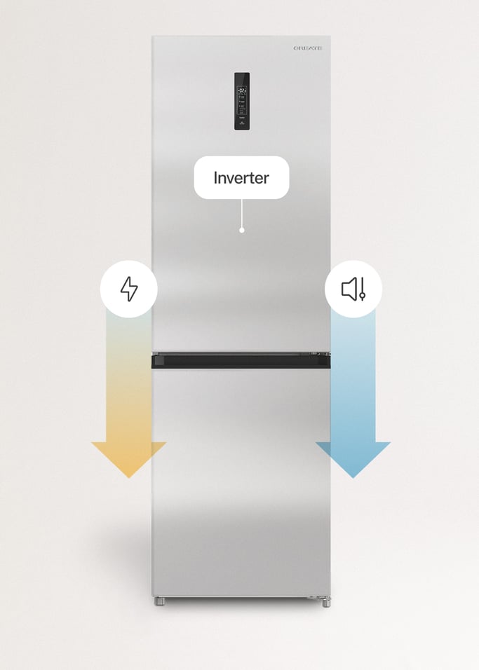 FRIDGE STUDIO COMBI PRO 402 - Chłodziarko-zamrażarka 402 l No Frost z funkcją Space Pro i Care+, obraz z galerii 7