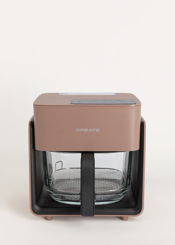 AIR FRYER STUDIO CRYSTAL - Frytkownica beztłuszczowa szklana 4,2 l z opcjonalnym parowarem, obraz z galerii 6