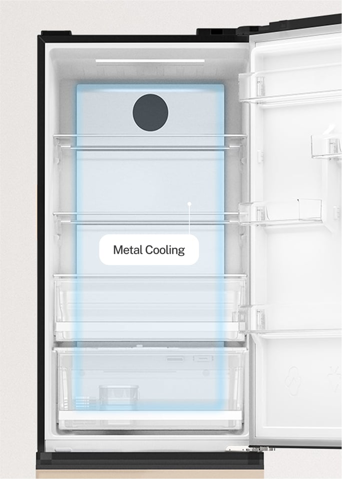 FRIDGE STUDIO COMBI PRO 402 - Chłodziarko-zamrażarka 402 l No Frost z funkcją Space Pro i Care+, obraz z galerii 9