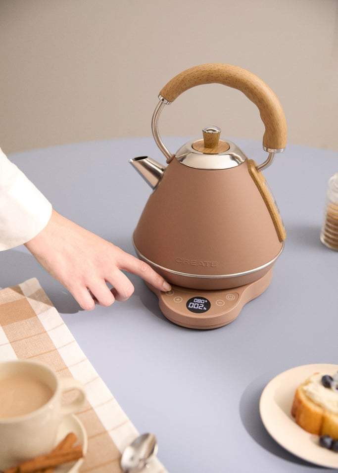 KETTLE RETRO PRO - Czajnik elektryczny 1 L z regulacją temperatury, obraz z galerii 3