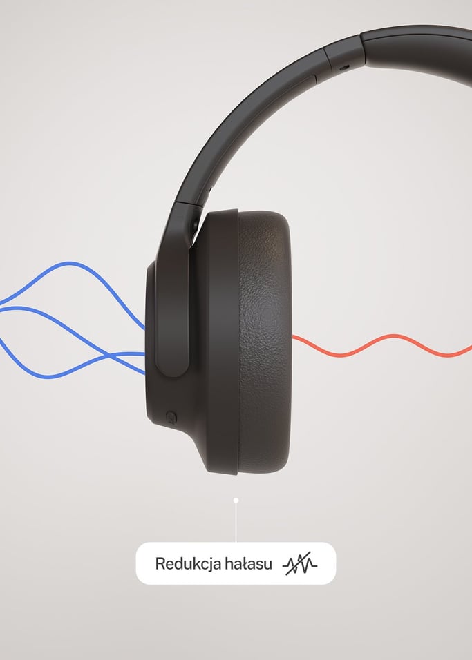 HEADPHONES ANC STUDIO - Bezprzewodowe słuchawki nauszne z redukcją hałasu, obraz z galerii 3