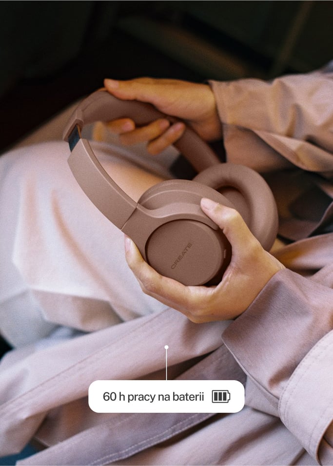 HEADPHONES ANC STUDIO - Bezprzewodowe słuchawki nauszne z redukcją hałasu, obraz z galerii 4