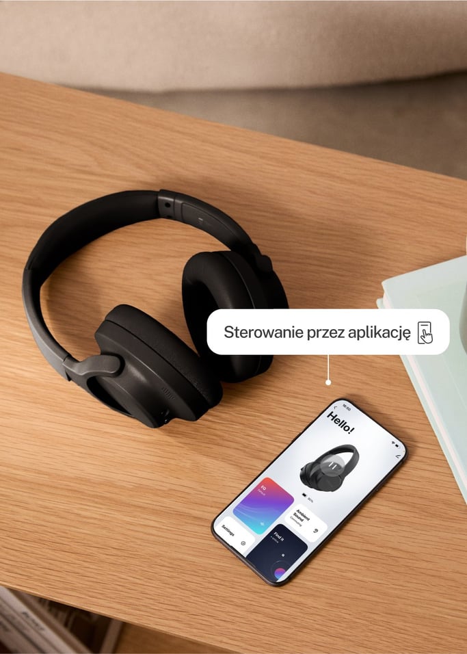 HEADPHONES ANC STUDIO - Bezprzewodowe słuchawki nauszne z redukcją hałasu, obraz z galerii 6