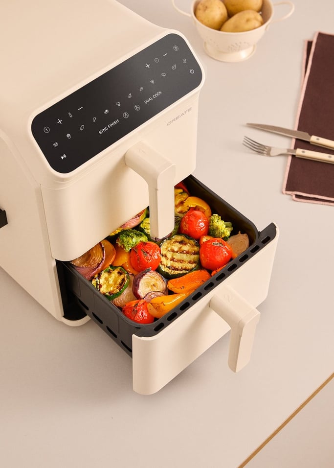 AIR FRYER DUAL STACK - Frytkownica beztłuszczowa 11,2 L z podwójną warstwą i niezależną kontrolą, obraz z galerii 3