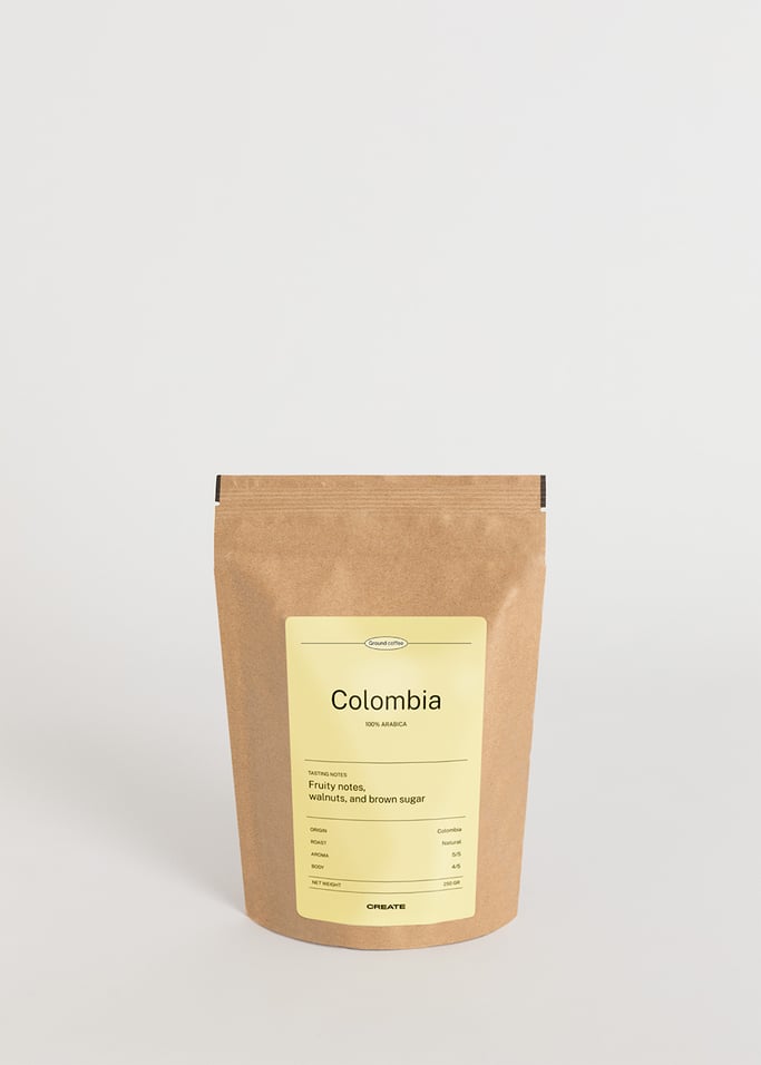 KAWA SPECJALNA KOLUMBIA 100% ARABICA – Kawa specjalna Kolumbia w ziarnach i mielona, różne rozmiary, obraz z galerii 1