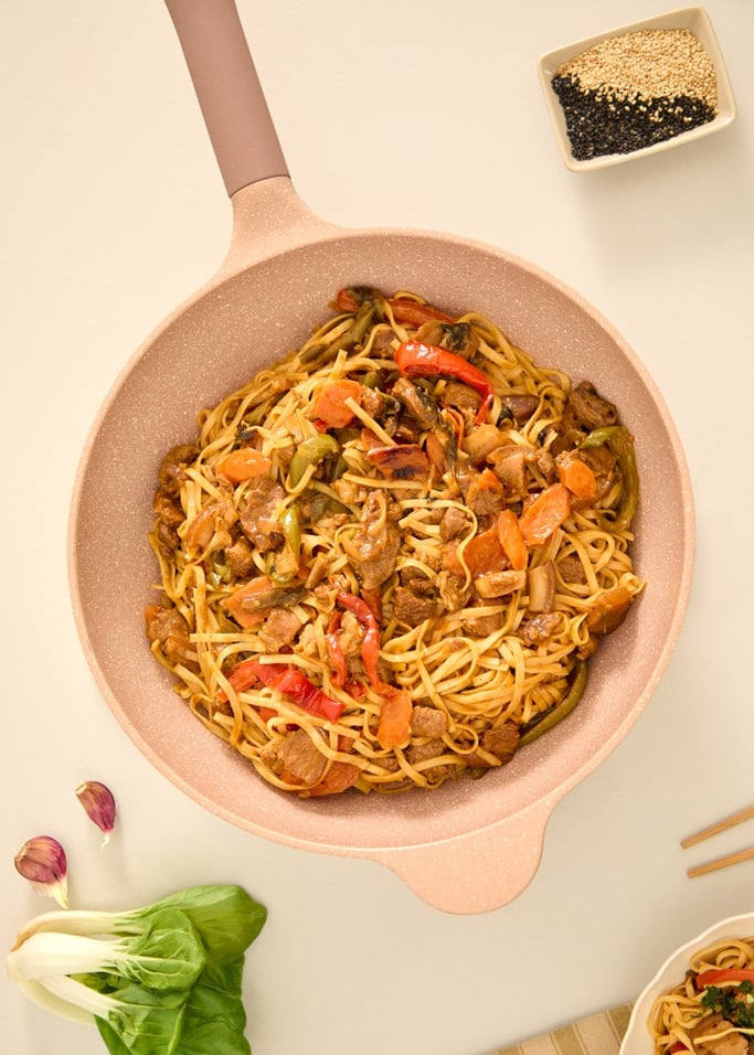 WOK STUDIO - Wok z odlewanego aluminium z powłoką ceramiczną, obraz z galerii 3