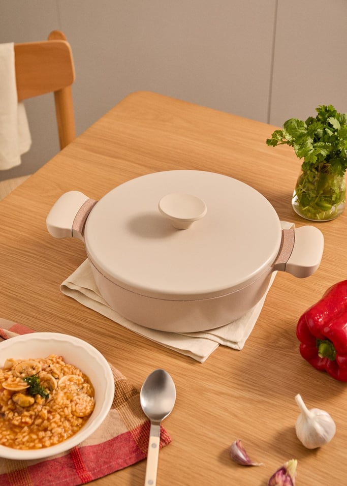 POT STUDIO - Odlewany aluminiowy garnek z ceramiczną wkładką, obraz z galerii 3