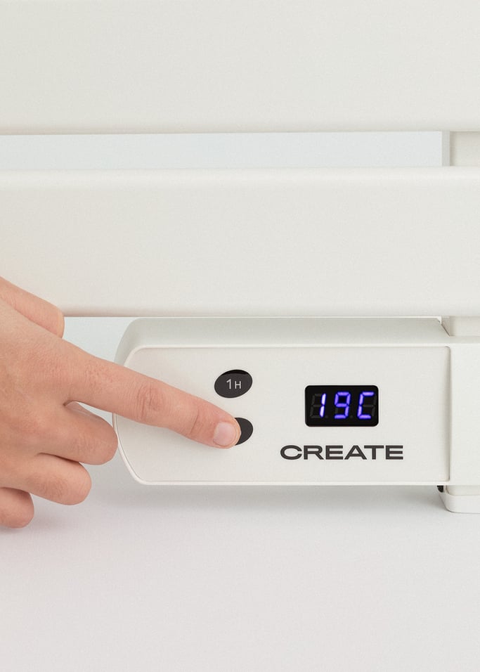 WARM TOWEL - Elektryczny wieszak na ręczniki podłogowy lub ścienny 500W, obraz z galerii 6