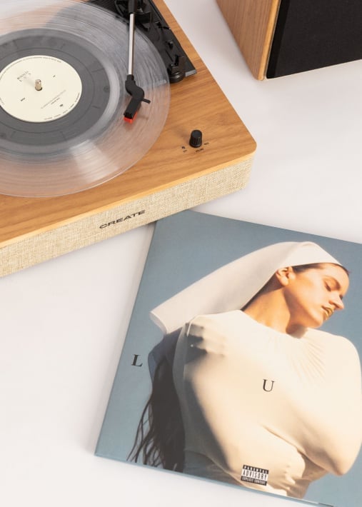 Kup Pakiet winylowy LUX Rosalíi + gramofon RECORD PLAYER PRO z głośnikami