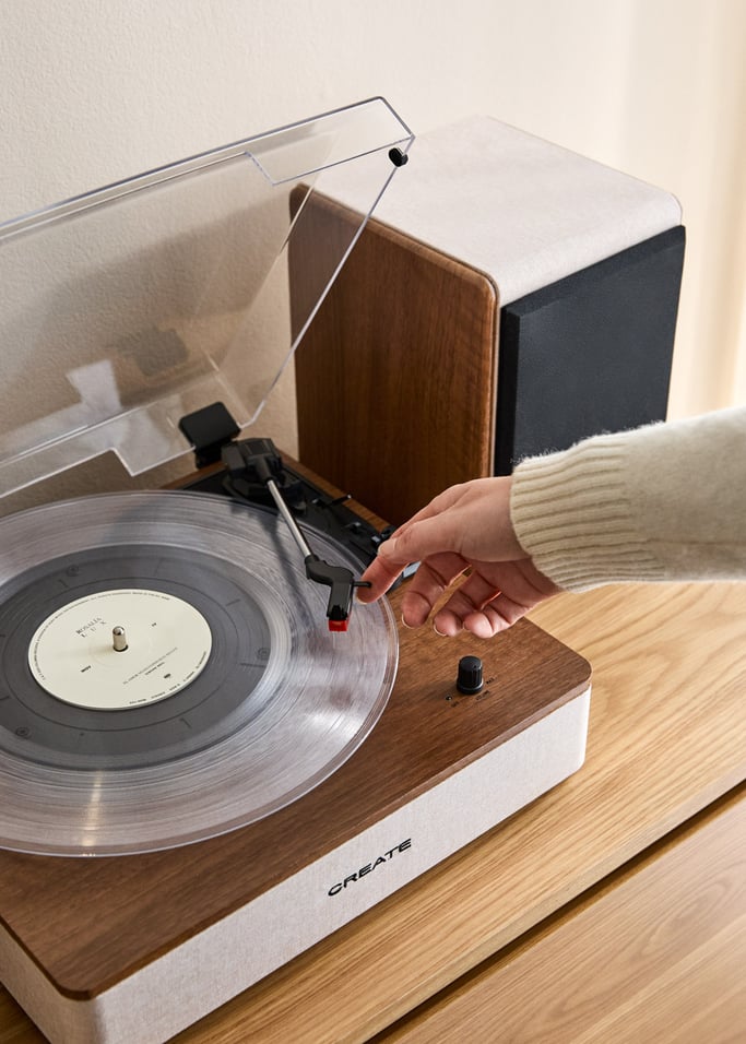 RECORD PLAYER PRO - Gramofon z 2 zewnętrznymi głośnikami, Bluetooth i wyjściem RCA, obraz z galerii 3