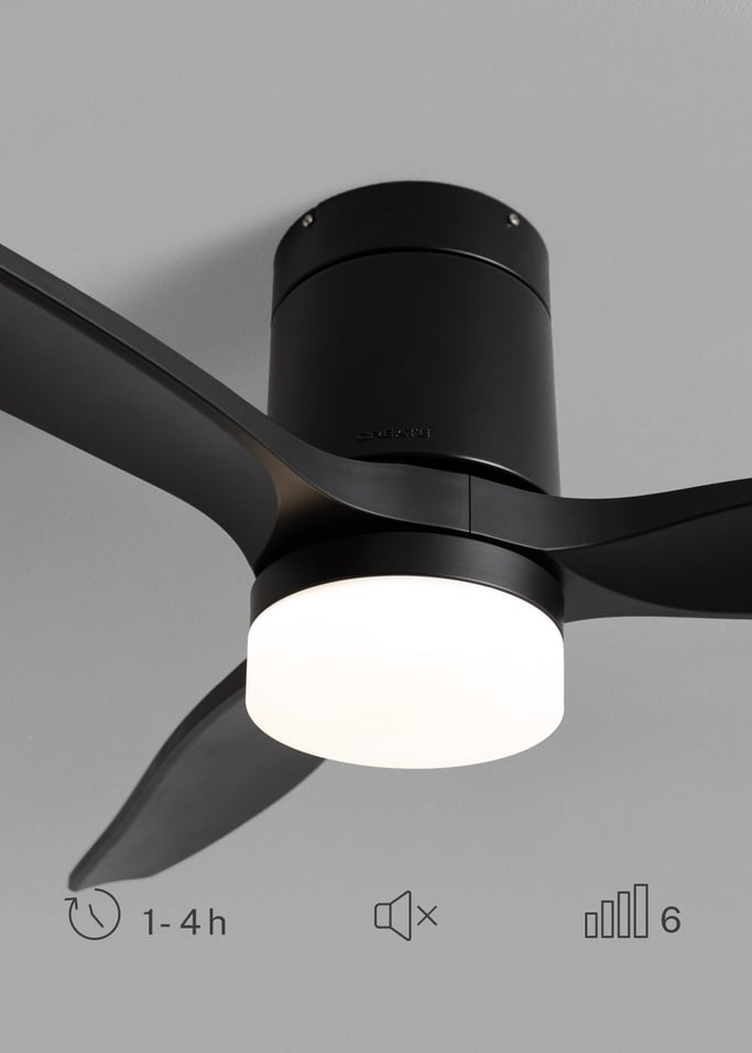 WIND CALM - Cichy wentylator sufitowy 40W z technicznymi łopatkami ABS w różnych rozmiarach, obraz z galerii 4