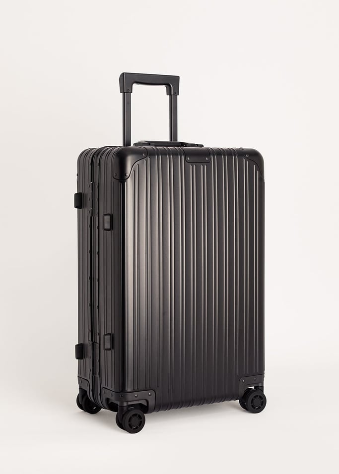 LUGGAGE ALUMINIUM - Twarda walizka aluminiowa z zamkiem TSA i kółkami wielokierunkowymi, obraz z galerii 4