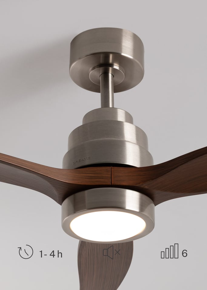 WIND STYLANCE - Cichy wentylator sufitowy 40 W z łopatkami z technicznego ABS, dostępny w różnych rozmiarach, obraz z galerii 4