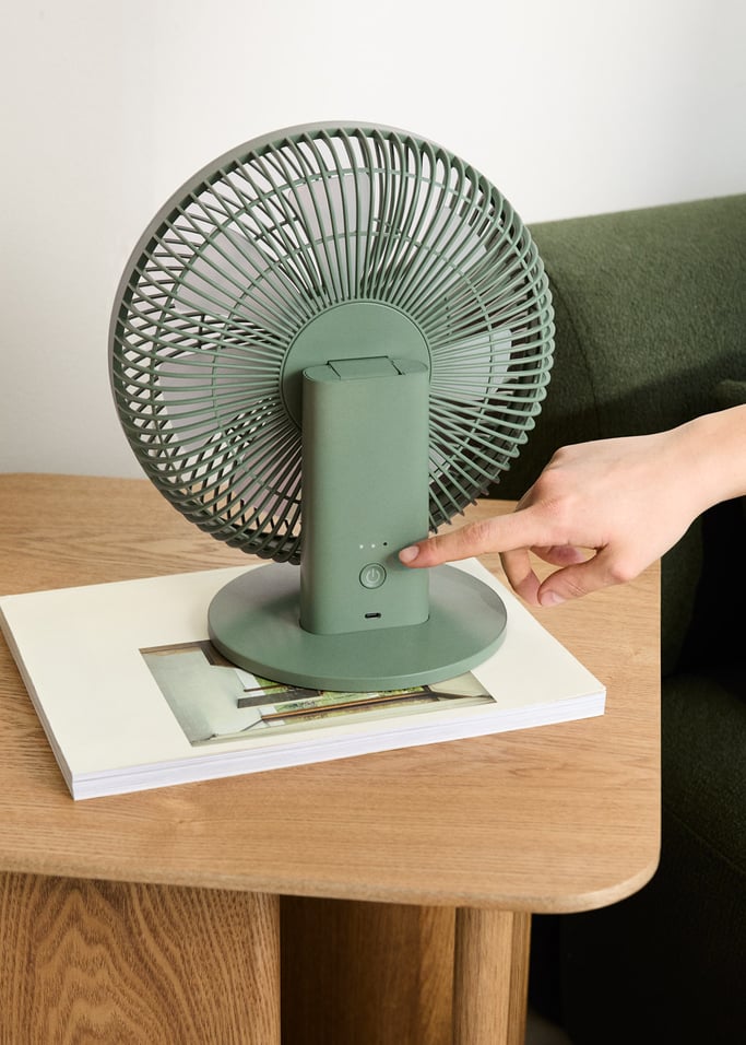 AIR DUAL COMPACT - Wentylator stołowy i ścienny 10 W z akumulatorem, obraz z galerii 4