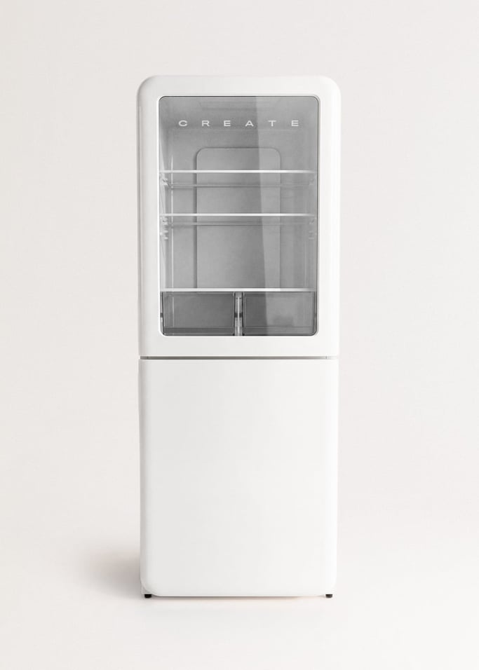FRIDGE RETRO KNOCK KNOCK 401L - Lodówko-zamrażarka No Frost 401 l z oknem podglądowym w stylu retro, obraz z galerii 6