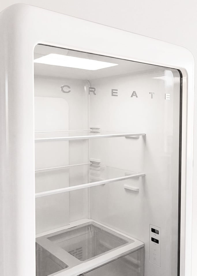 FRIDGE RETRO KNOCK KNOCK 401L - Lodówko-zamrażarka No Frost 401 l z oknem podglądowym w stylu retro, obraz z galerii 9