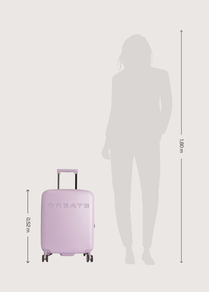 LUGGAGE STUDIO - Sztywna walizka z poliwęglanu z zamkiem TSA i wielokierunkowymi kółkami, obraz z galerii 11