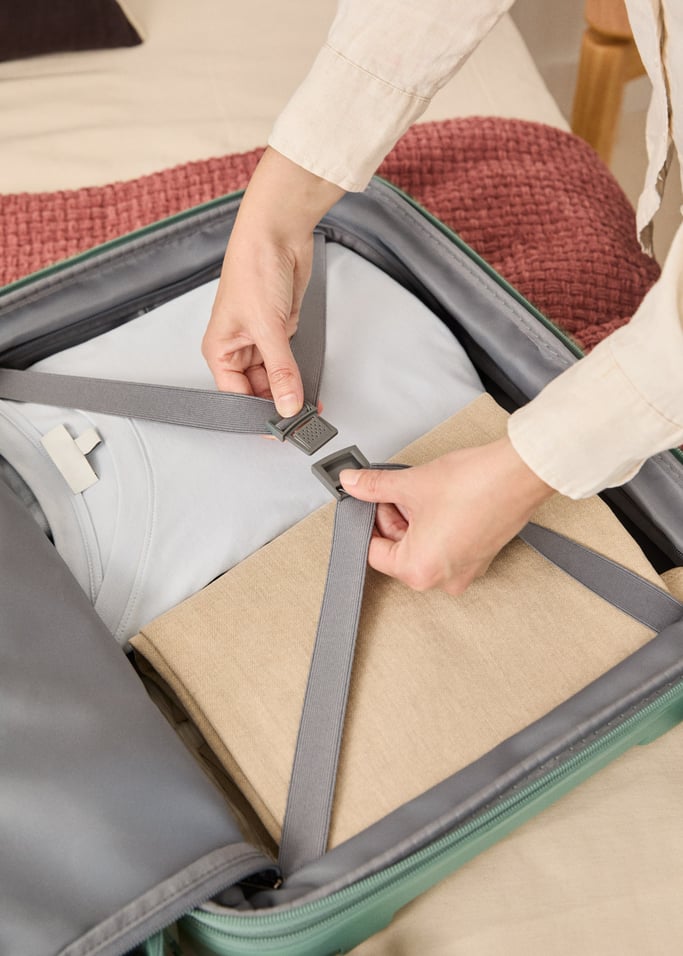 LUGGAGE STUDIO POCKET - Rozszerzalna twarda walizka z poliwęglanu odpowiednia dla linii lotniczych Low Cost z zamkiem TSA, obraz z galerii 8