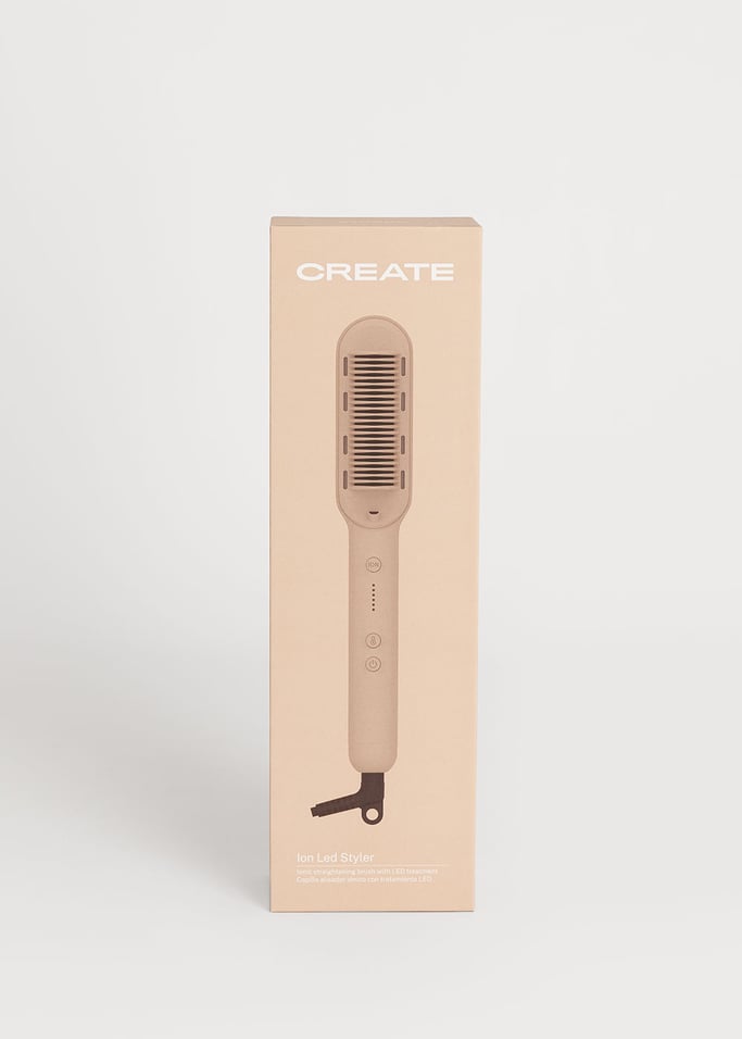 ION LED STYLER - Jonizująca szczotka prostująca z terapią LED, obraz z galerii 12
