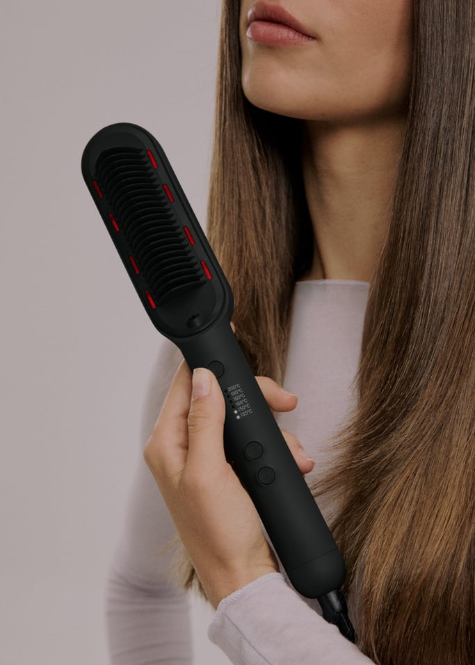 ION LED STYLER - Jonizująca szczotka prostująca z terapią LED, obraz z galerii 4