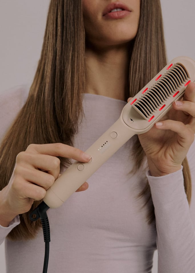 ION LED STYLER - Jonizująca szczotka prostująca z terapią LED, obraz z galerii 4