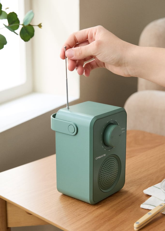 RADIO SPEAKER STUDIO - Przenośne radio AM/FM 5 W z wbudowanym głośnikiem, obraz z galerii 4