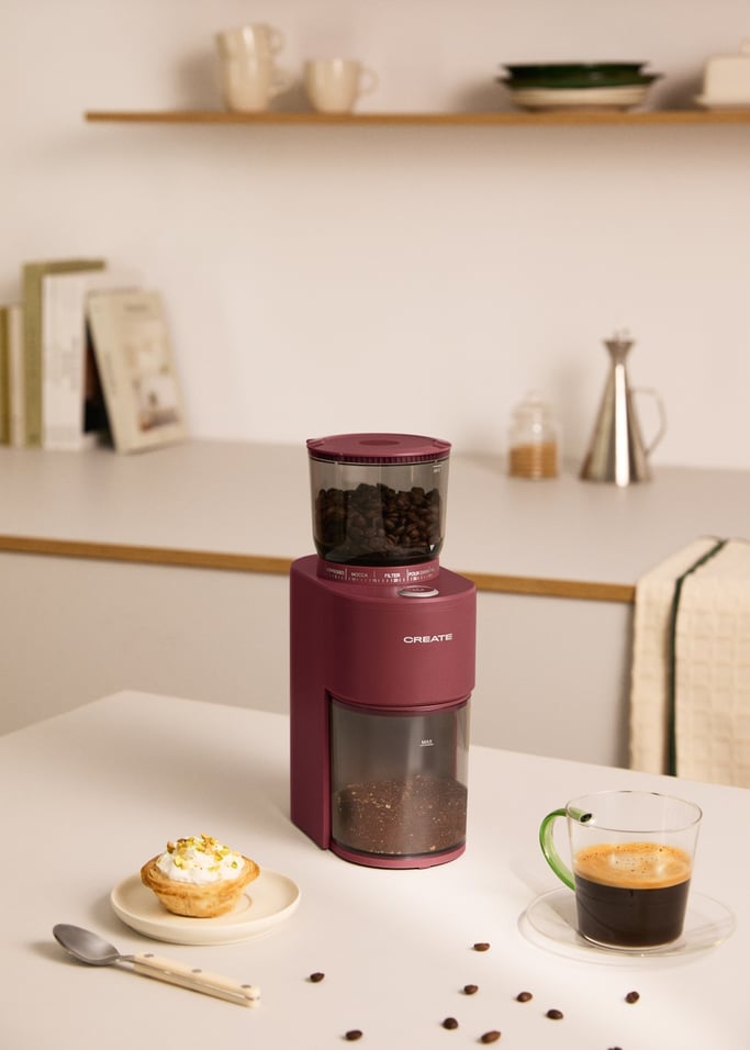 COFFEE GRINDER STUDIO PRO - Młynek do kawy ze zbiornikiem i 38 stopniami mielenia, obraz z galerii 2