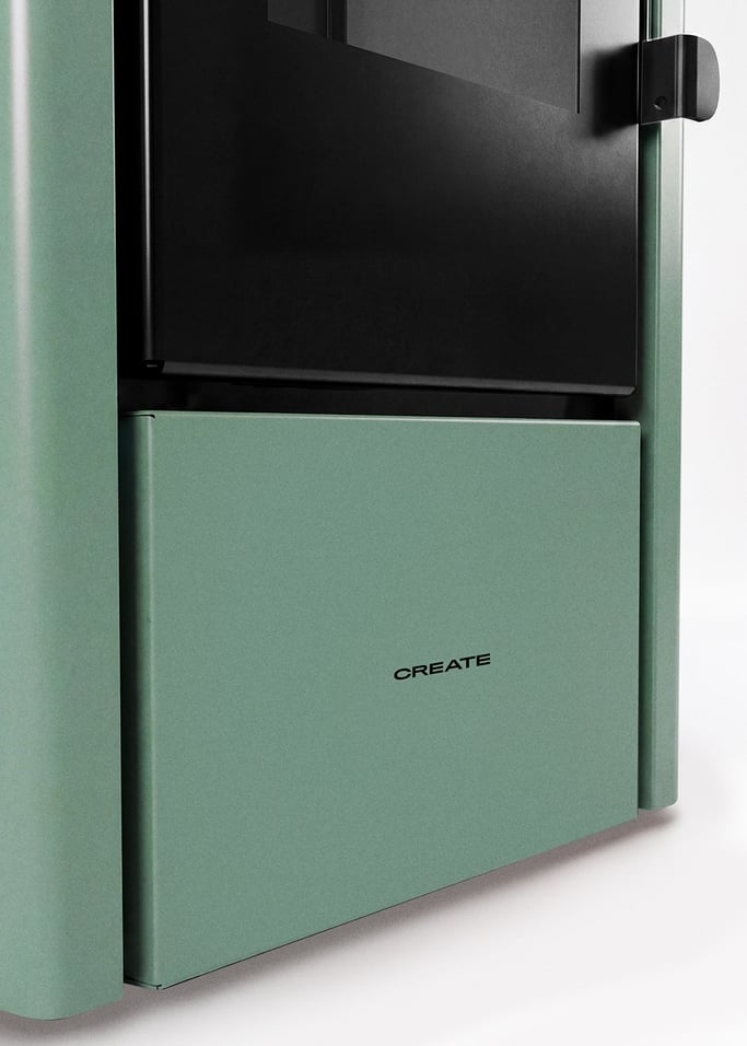 WARM PELLET CONNECT - Bezdymny piec na pellet 10 kw do wnętrz z wifi, obraz z galerii 5