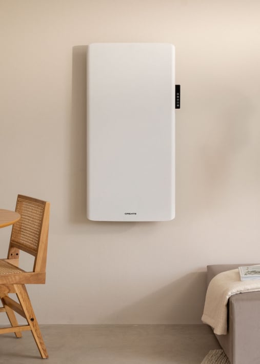 WARM CLEAR - Aquecedor elétrico de convecção de parede com Wifi