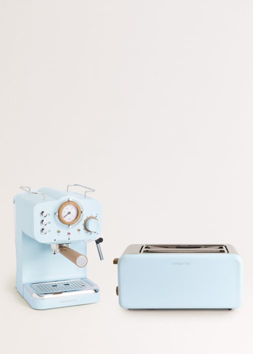 Pack Torradeira TOAST RETRO + Máquina de café expresso THERA RETRO com acabamento mate