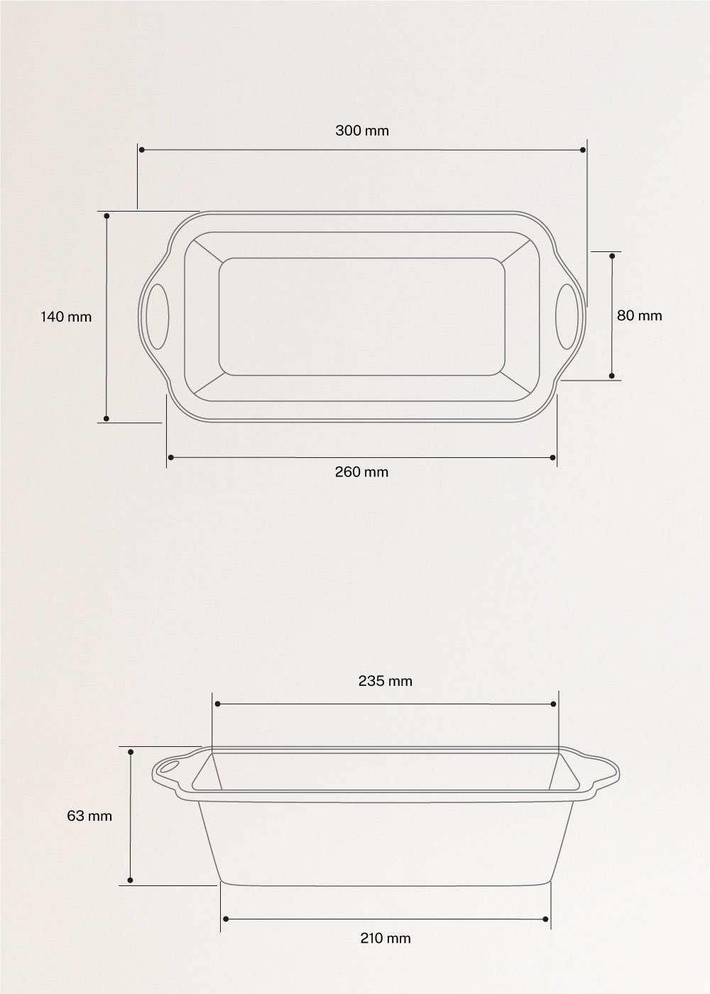 KITCHENWARE STUDIO - Formas de silicone, medidas foto vertical