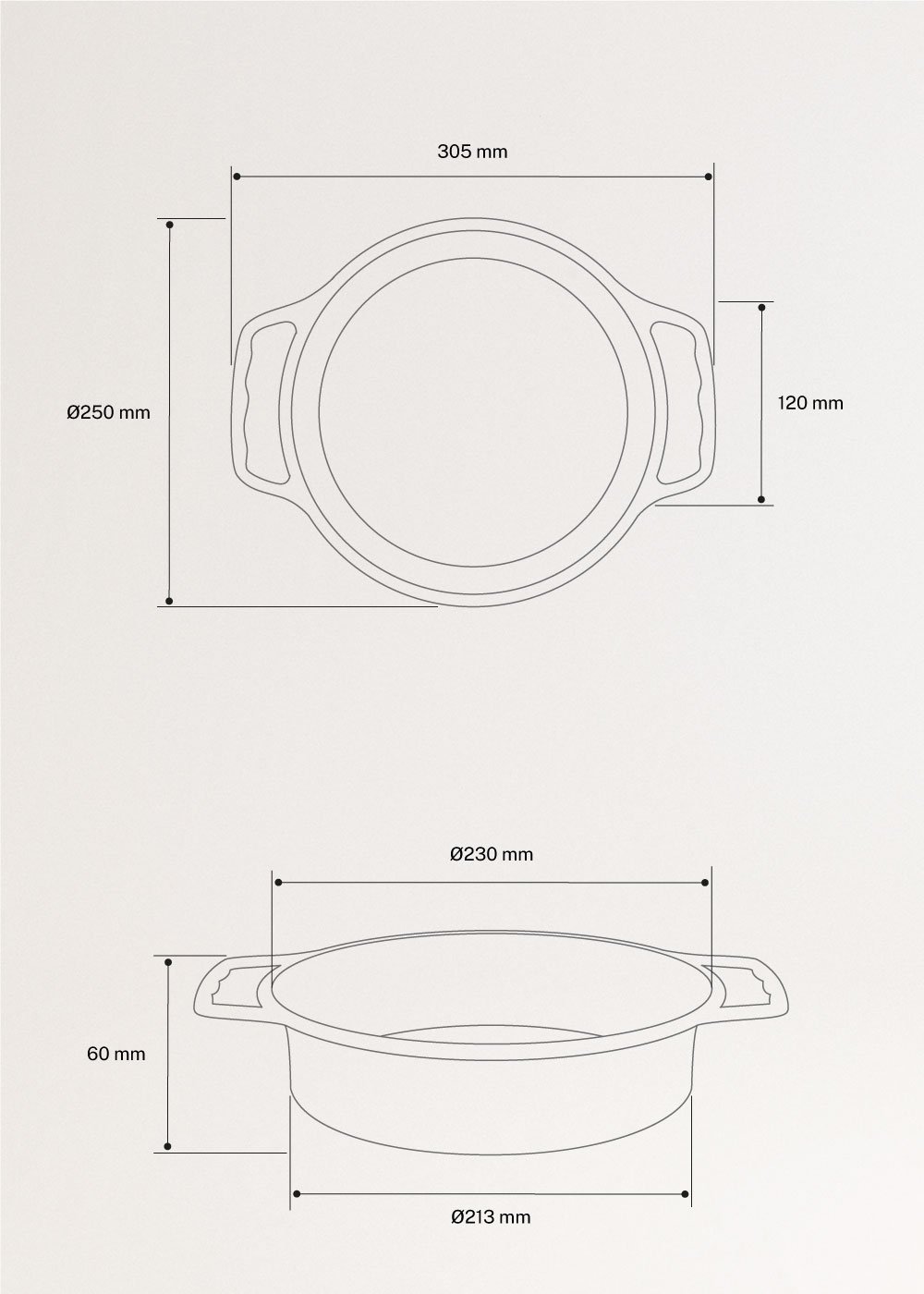 KITCHENWARE STUDIO - Formas de silicone, medidas foto vertical