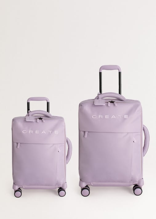 LUGGAGE STUDIO SOFT - Mala flexível de poliéster com cadeado TSA e rodas multidirecionais
